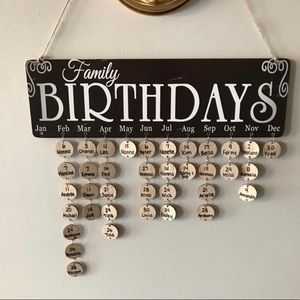 Calendar - Family Birthdays